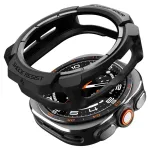 Spigen Rugged Armor dėklas Samsung Galaxy Watch Ultra 2 2026 (47mm) &ndash; matinė juoda