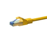 DSIT CAT 6a S/FTP LSOH tinklo jungiamasis laidas, 0,25 m, geltonas