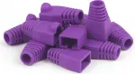 DSIT DANICOM RJ45 įtempimo mažinimo gaubtėlis violetinis 10 vnt. pakete