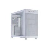 ASUS PRIME AP303 TG 90DC00V3-B39010 Midi Tower PC korpusas, ATX/Micro-ATX, grūdintas stiklas, 2x USB 3.2, be maitinimo &scaron;altinio, baltas