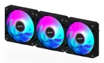 GIGABYTE AORUS EZ CHAIN FAN 120 (3 vnt.) pagrindinė plok&scaron;tė 12 cm juoda 3 vnt.