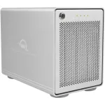 Mercury Elite Pro Quad, diskų korpusas, sidabro spalvos, USB 3.2 Gen 2, RAID paruo&scaron;tas