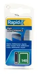 RAPID TOOLS Rapid plok&scaron;čios vielos segtukai Type 140, 14 mm kojelės, cinkuotas plienas, 1250 vnt., maža pakuotė su Euro pakaba 40109517