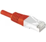 Exertis Connect 856811 Cat6 S/FTP komutacinis kabelis, 0,15 m, raudonas