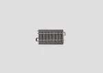 M&auml;rklin C-Track tiesus bėgis 64,3 mm, 10 vienetų, H0 skalė, su balasto loveliu 24064