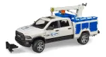Automobilis Dodge RAM 2500 Service su besisukančiu &scaron;vyturiu Gaidys BRUDER 02509