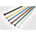 HellermannTyton LR55 atsegama kabelių ri&scaron;amoji juosta 195 x 4,7 mm žalia, 25 vnt. pakelyje, 115-00005