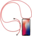 CYOO Necklace Case+ Handykette skirtas Samsung Galaxy S10+ - rožinis silikoninis CY121047