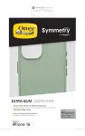 OtterBox Symmetry MagSafe dėklas iPhone 16 - Everglade Green 77-96535