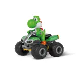Radijo bangomis valdomas keturratis CARRERA Mario Kart Yoshi 1:20 mastelio modelis 370400021