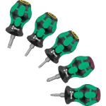 Atsuktuvų rinkinys Wera Stubby Set 1