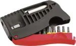 Cimco 114594 10 dalių atsuktuvų antgalių rinkinys su Phillips, Pozidriv, plok&scaron;čiaisiais ir Torx antgaliais
