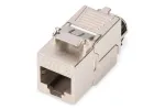 Keystone modulis Digitus CAT 8.1 RJ-45 ekranuotas plok&scaron;čias baltas
