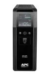 APC Back-UPS Pro, 1200VA/720W, bok&scaron;tinis, 230V, 8x IEC C13 lizdai, sinusinė banga, AVR, USB Type A + C prievadai, LCD, keičiama baterija