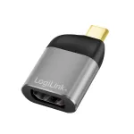 LogiLink CUA0204 USB-C į DisplayPort adapteris (keitiklis) juodai pilkas