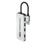 USB &scaron;akotuvas Green Cell HUB-GC-A4A &mdash; 4 prievadų USB-A 3.0 &scaron;akotuvas
