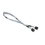 SAS kabelis Supermicro CBL-SAST-0532 0,5 m &mdash; Mini-SAS HD į Mini-SAS