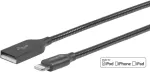 eSTUFF ES601165 Lightning laidas 1,5 m Pilka