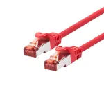 LOGON TCF66F150R tinklo jungiamasis kabelis Cat6a F/UTP (FTP), 15 m, raudonas