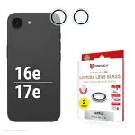 Displex 02124 CamGlass Single Lens iPhone 16e kameros stiklas vienam objektyvui
