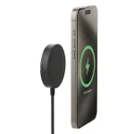 mophie Qi2 belaidis magnetinis kroviklis 15 W, juodas