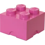 LEGO Storage Brick 4 40031739 rožinė &ndash; plastikinė sukraunama laikymo dėžė smulkiems daiktams