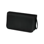 Hama CD Wallet Nylon 80, juoda 80 diskų