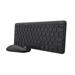 Trust Lyra belaidė klaviatūra su pele, RF Wireless + Bluetooth, QWERTZ, juoda