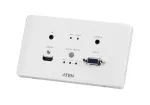 ATEN VE2812AEUT HDMI & VGA HDBaseT siųstuvas su EU sieniniu lizdu / PoH (4K@100m) (HDBaseT A klasė)
