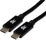 ROLINE USB4 Gen3x2 40Gbit/s kabelis C-C ST/ST 240W 2m