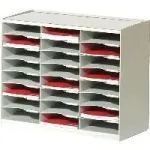 Rū&scaron;iavimo stotelė Paperflow Evolution 802.02 &mdash; 24 skyriai, pilka