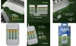 Baterijų įkroviklis Varta Eco Charger Pro Recycled 4x AA 2100mAh (56816)