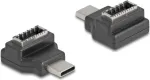 DeLOCK 67235 lyties keitiklis USB Type-C į USB Type-E juodas