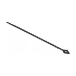 DeLOCK 19568 Pakartotinai naudojamas karoliukinis kabelio rai&scaron;tis 150 x 2,4 mm juoda 100 vnt.