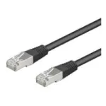 Tinklo kabelis Goobay 95618 Juodas 25 m Cat5e