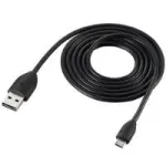 USB laidas HTC DC M410 Micro-USB A į USB A juodas