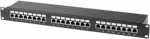 Tecline 257310 1U Cat6 U/FTP skydelis juodas