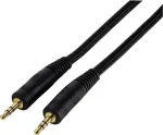 Hama garso kabelis Jack ki&scaron;tukas &ndash; ki&scaron;tukas, 3,5 mm, stereo, 1,5 m, juodas