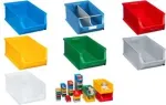 Dėžė detalėms allit ProfiPlus Box 5 permatoma, plastikinė, sukraunama, 35 kg apkrova