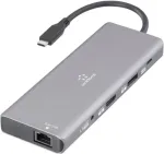 Renkforce USB-C stotelė RF-DKS-905 10-in-1 8K PD 3.1, tinkama firminėms stotelėms (RF-6328190)