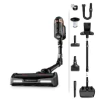 Rowenta X-Force RH99F1 2-in-1 lazdelinis siurblys, akumuliatorinis, sausas valymas, HEPA, be mai&scaron;elio, 0,9 L, juoda, pilka