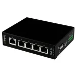 StarTech.com IES51000 5 prievadų nevaldomas pramoninis Gigabit Ethernet komutatorius &ndash; DIN bėgelio / sieninis montavimas