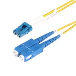 StarTech.com 30m LC-SC UPC OS2 vienmodis dupleksinis &scaron;viesolaidinis kabelis, 9/125&micro;m, 100G, atsparus lenkimui, maži įterpimo nuostoliai, LSZH
