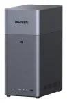 UGREEN NASync DH2300 NAS su 2 skyriais, Rockchip RK3576, 4 GB RAM, 1x GbE, 2x USB-A, USB-C, HDMI