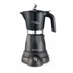 Elektrinis mokos puodas Ariete 1368 Moka Aroma, 4/6 puodelių, 480 W, automatinis i&scaron;sijungimas, temperatūros palaikymas 30 min., juodas