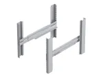 Conceptronic RRK02 Rackmontavimo bėgių rinkinys 2U, pilkas