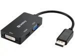 Sandberg adapter DisplayPort į HDMI + DVI + VGA, 0,19 m