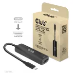 CLUB3D USB Gen2 Type-C į HDMI&trade; 8K60Hz arba 4K120Hz HDR10+ su DSC1.2 ir Power Delivery 3.0 aktyvus adapteris M/F