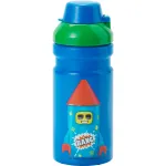 LEGO gertuvė FIREWORK GUY, 390 ml, mėlyna, silikoninis snapelis su permatomu dangteliu, PP/silikonas, 1 vnt. (40560800)