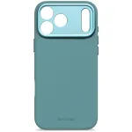 Decoded AntiMicrobial Silicone Back Cover, skirta iPhone 17 Pro Max, su MagSafe, Retro Blue